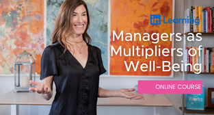 best LinkedIn learning course for managers about well-being